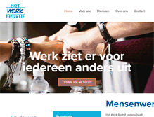 Tablet Screenshot of hetwerkbedrijf.com